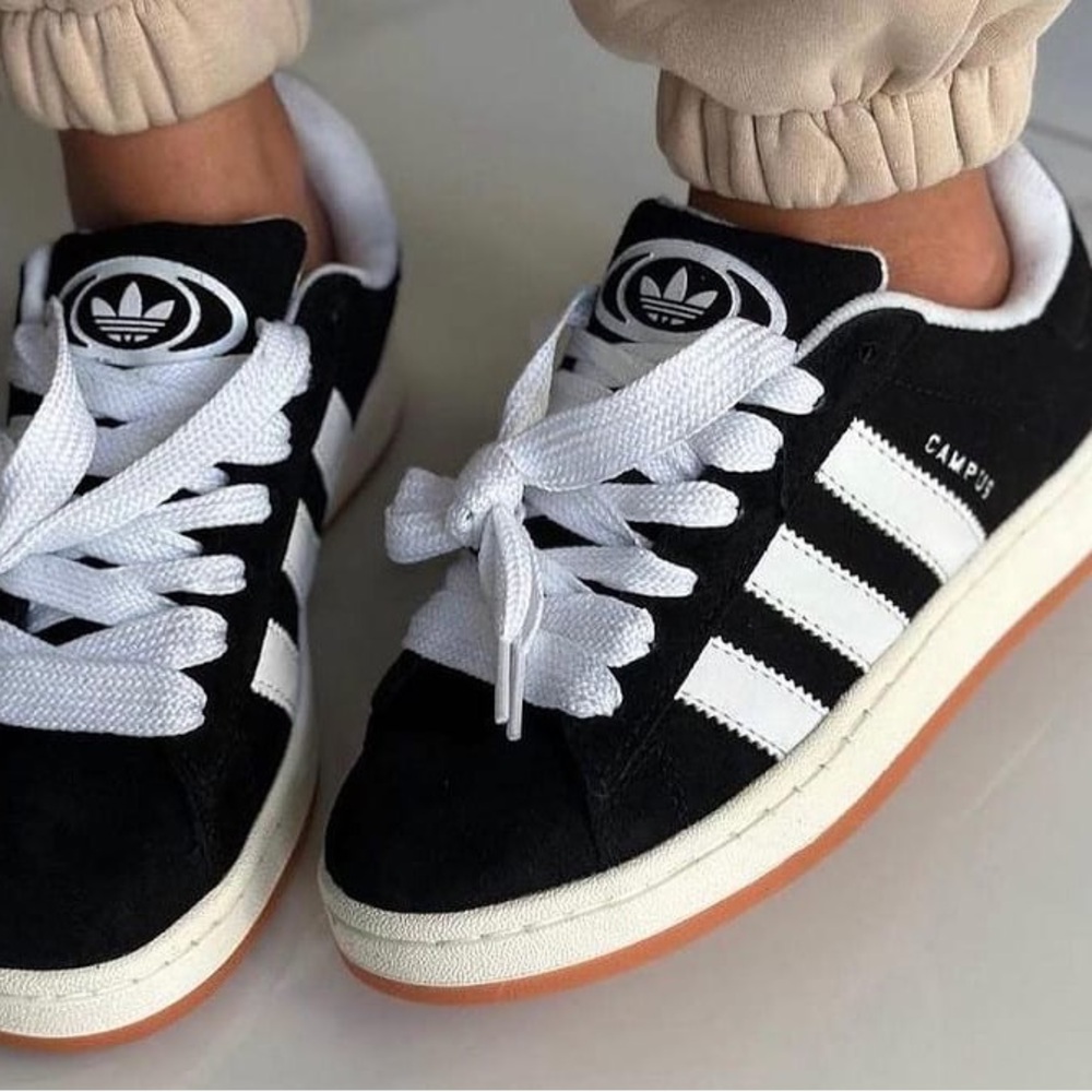 Adidas Campus Black and White Shoes